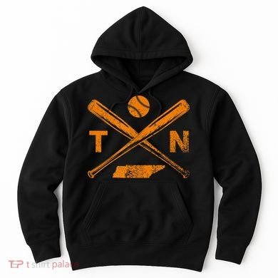 Tennessee Baseball Bats & Ball Classic Baseball Player Hoodie