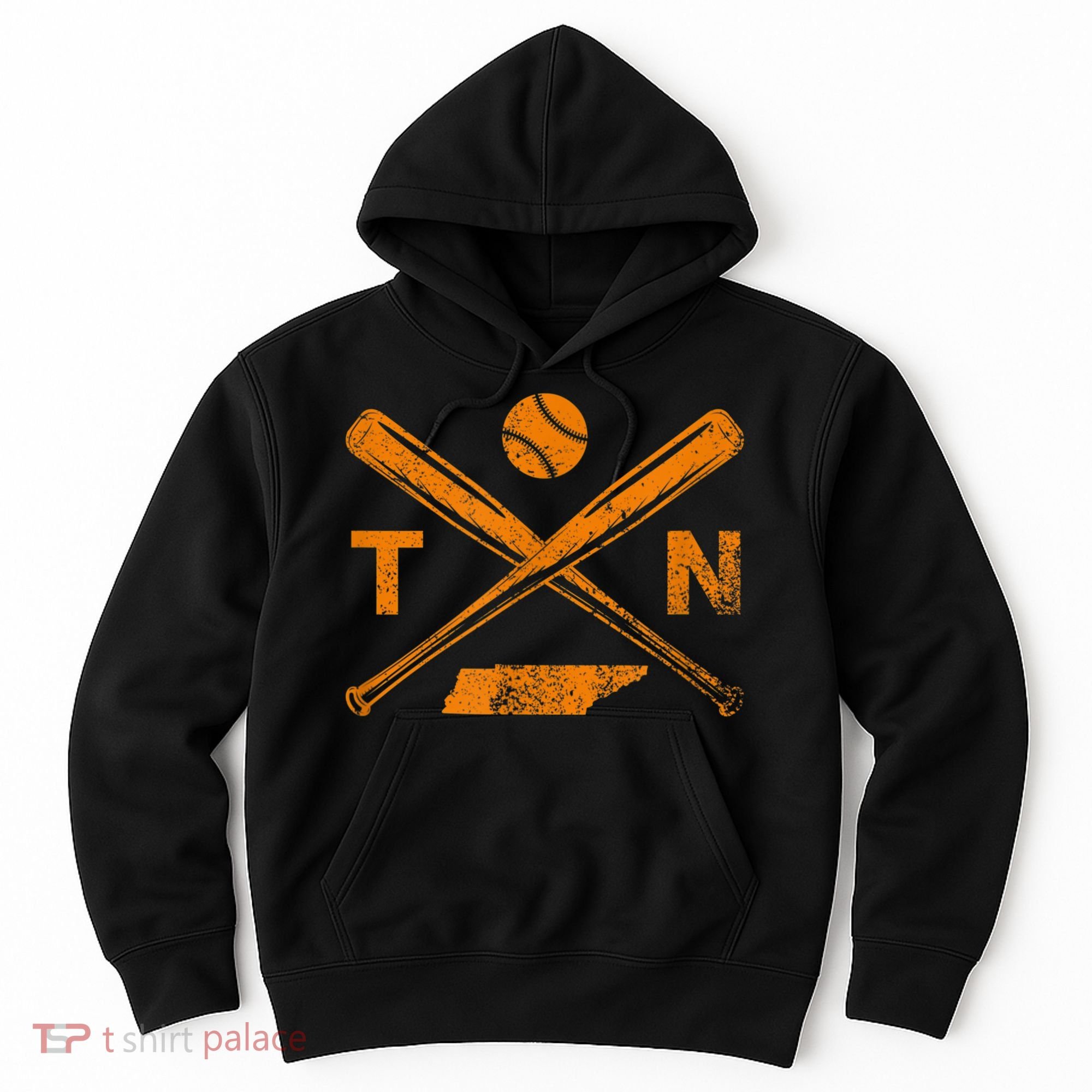 Tennessee Baseball Bats & Ball Classic Baseball Player Hoodie