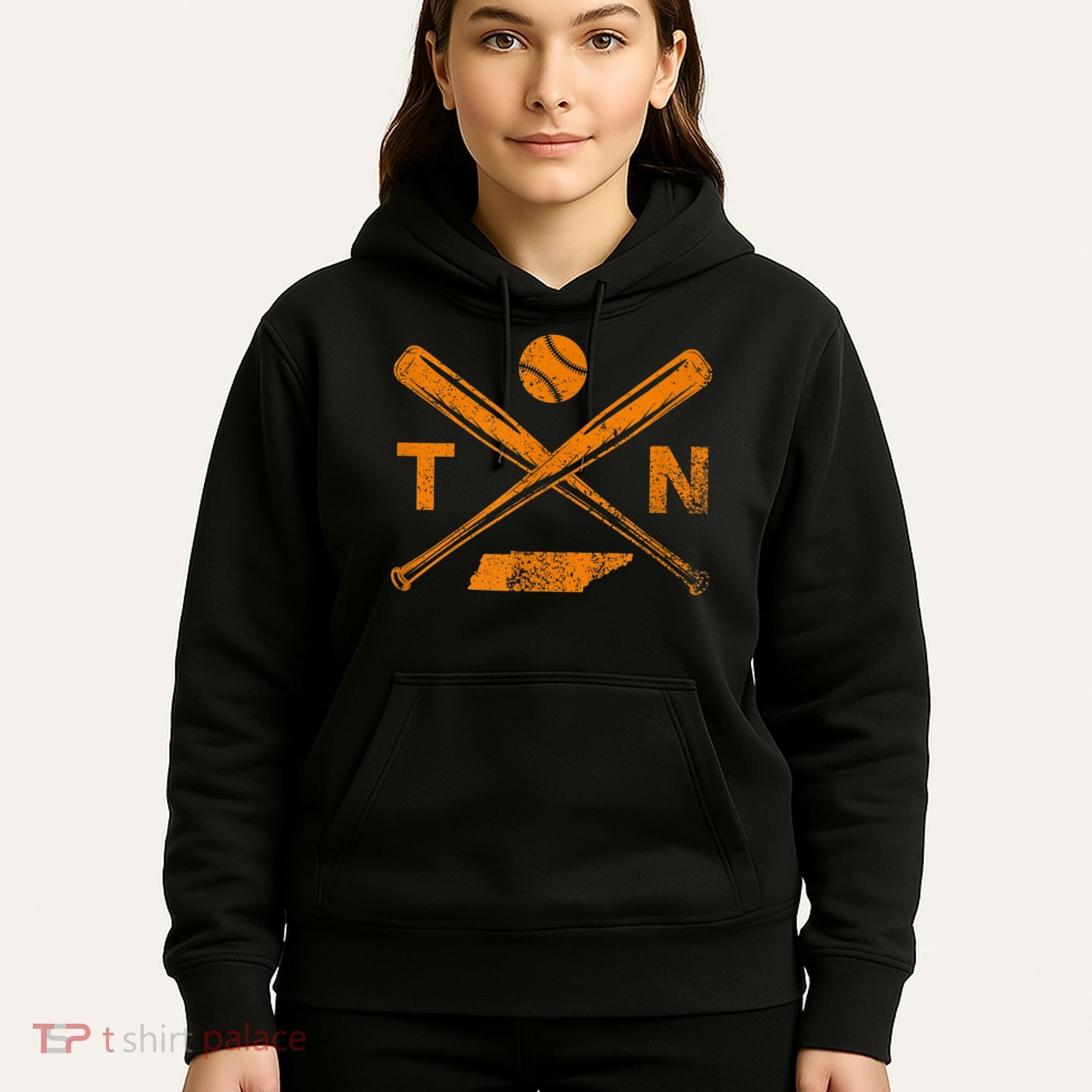 Tennessee Baseball Bats & Ball Classic Baseball Player Hoodie