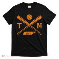 Tennessee Baseball Bats & Ball Classic Baseball Player T-Shirt thumb 0