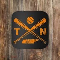 Tennessee Baseball Bats & Ball Classic Baseball Player Coaster thumb 0