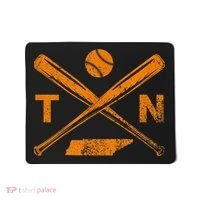 Tennessee Baseball Bats & Ball Classic Baseball Player Mousepad thumb 0