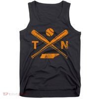 Tennessee Baseball Bats & Ball Classic Baseball Player Tank Top thumb 0