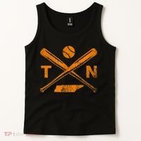 Tennessee Baseball Bats & Ball Classic Baseball Player Tank Top thumb 2