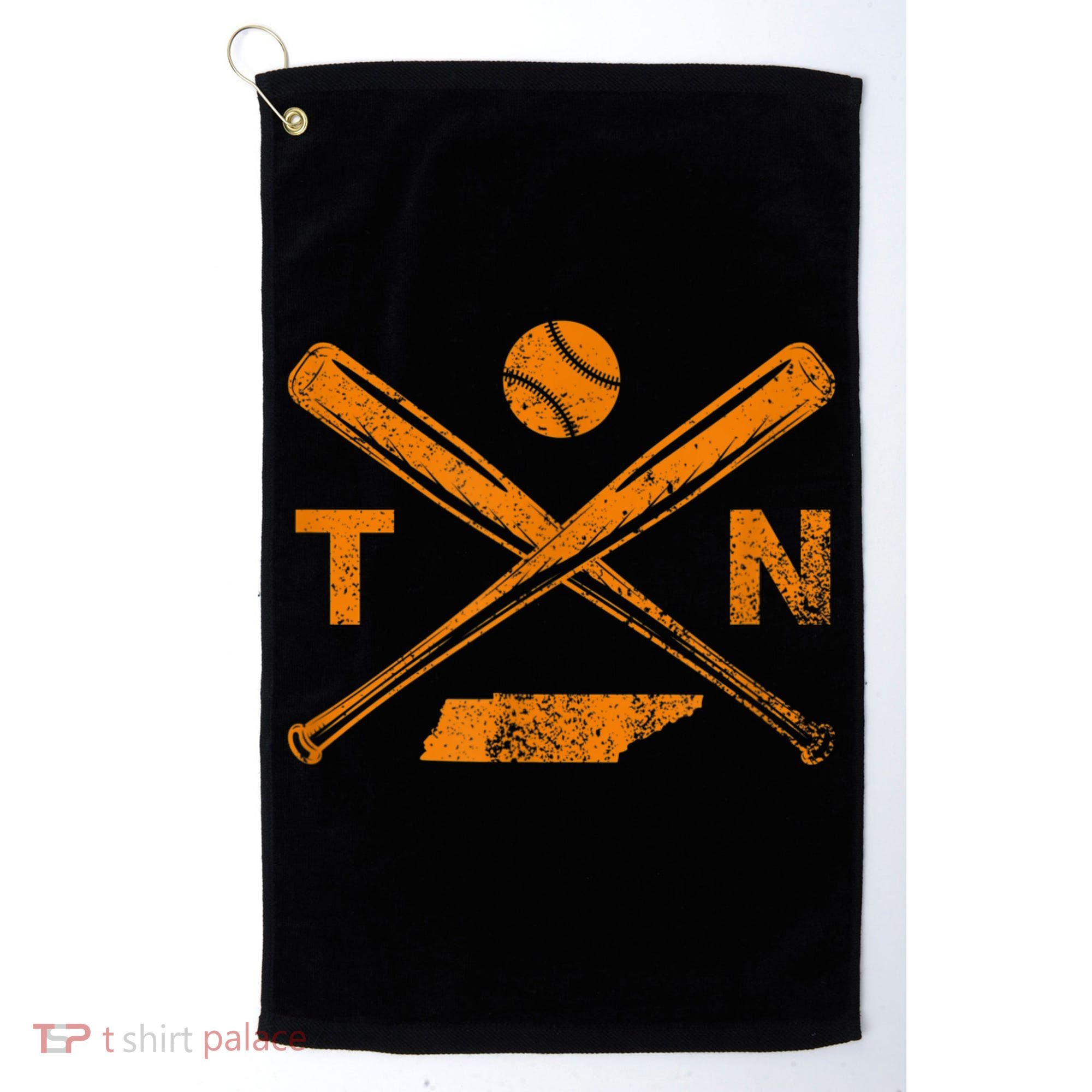 Tennessee Baseball Bats & Ball Classic Baseball Player Golf Towel