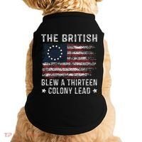 The British Blew A 13 Colony Lead Doggie Tank thumb 0
