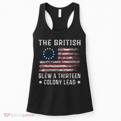 The British Blew A 13 Colony Lead Women's Tank Top