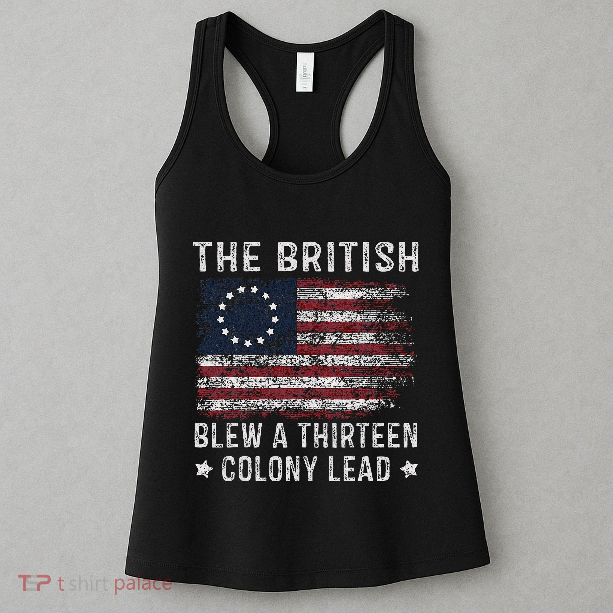 The British Blew A 13 Colony Lead Women's Tank Top