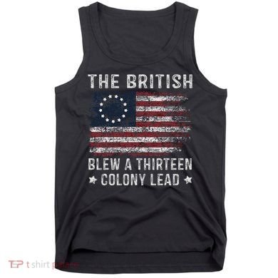 The British Blew A 13 Colony Lead Tank Top