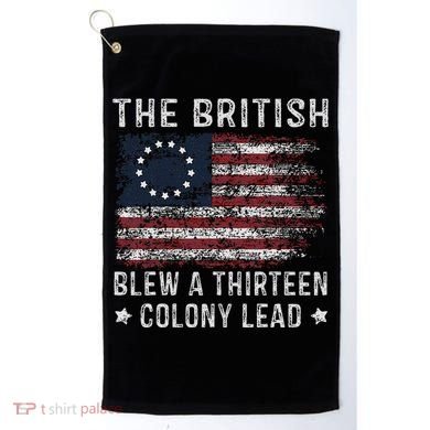 The British Blew A 13 Colony Lead Golf Towel
