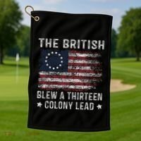 The British Blew A 13 Colony Lead Golf Towel thumb 1