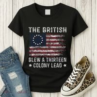 The British Blew A 13 Colony Lead Women's T-Shirt thumb 3