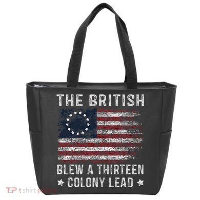 The British Blew A 13 Colony Lead Tote Bag