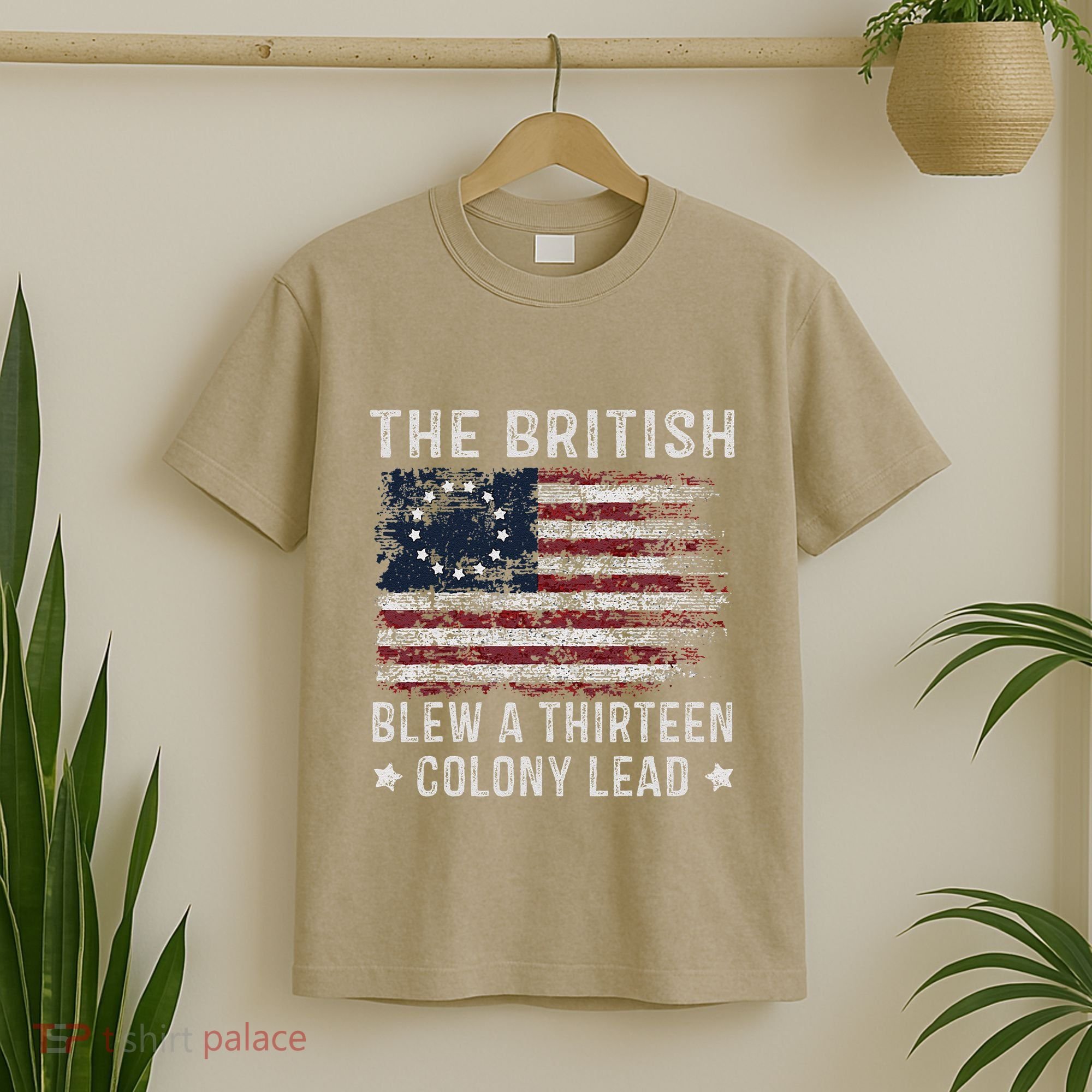 The British Blew A 13 Colony Lead T-Shirt