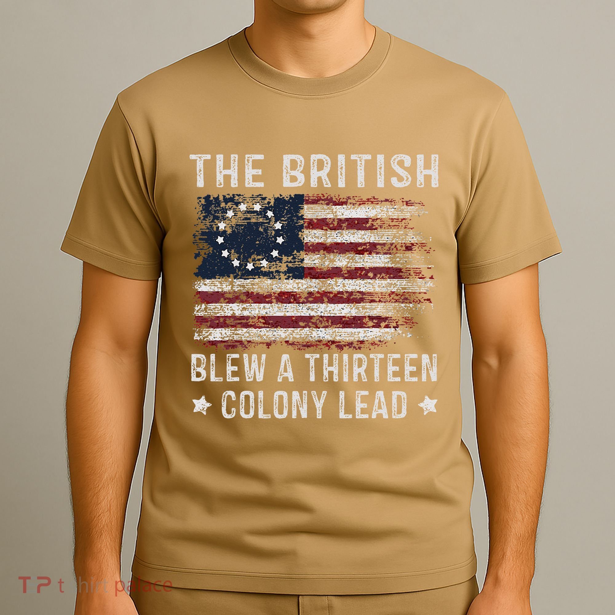 The British Blew A 13 Colony Lead T-Shirt