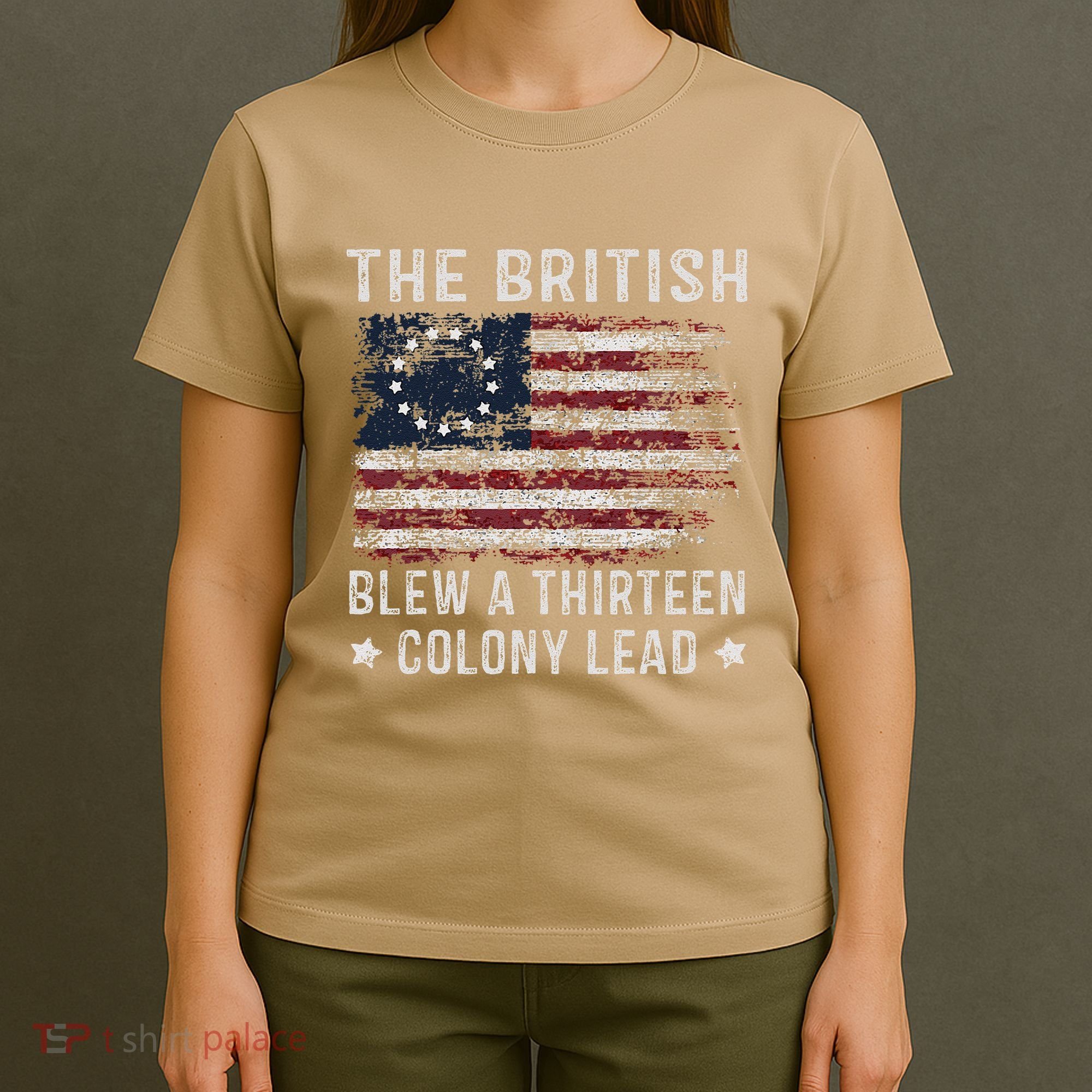The British Blew A 13 Colony Lead T-Shirt
