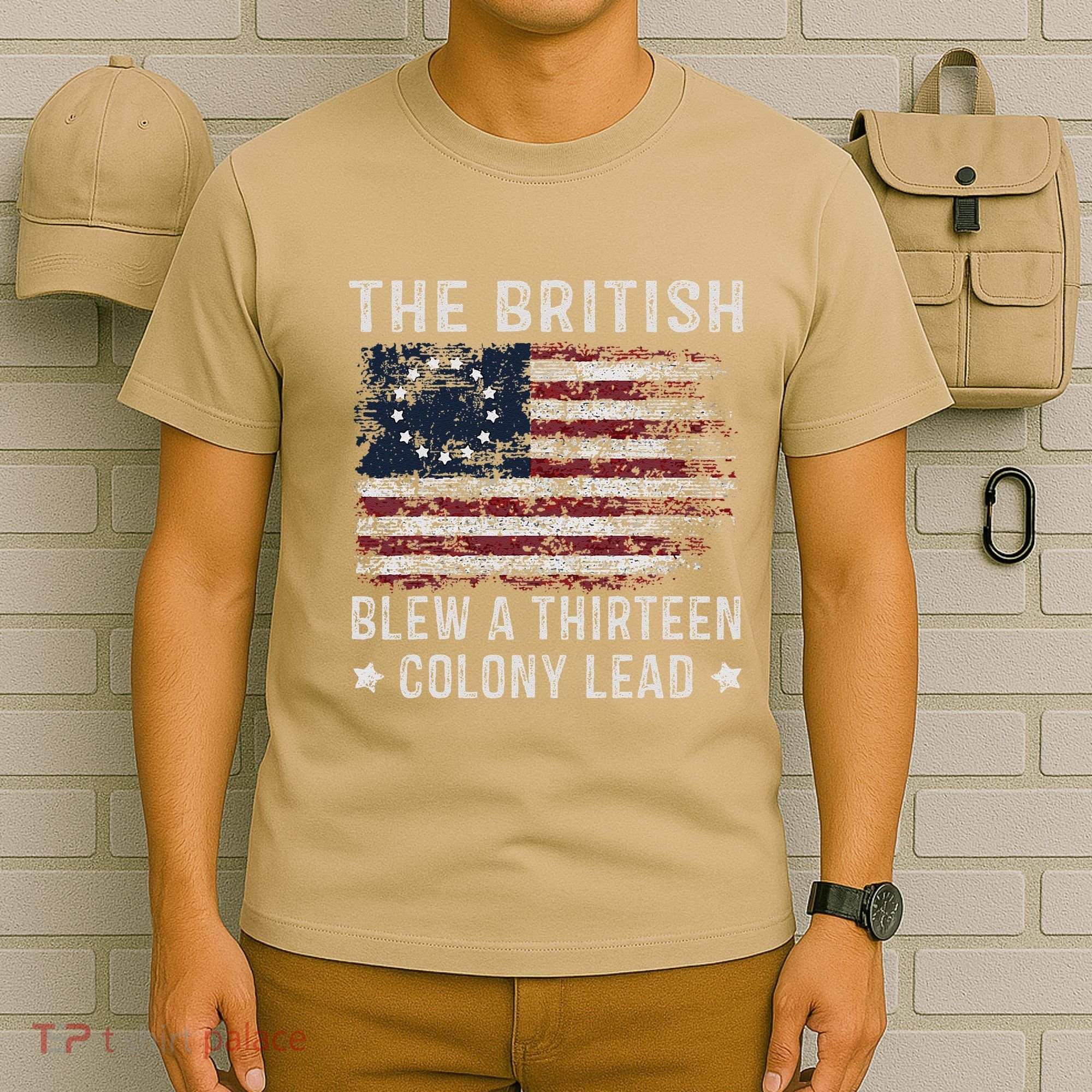 The British Blew A 13 Colony Lead T-Shirt