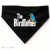 The Birdfather Bird Watching Funny Meme Birder Daddy USA-Made Doggie Bandana thumb 0