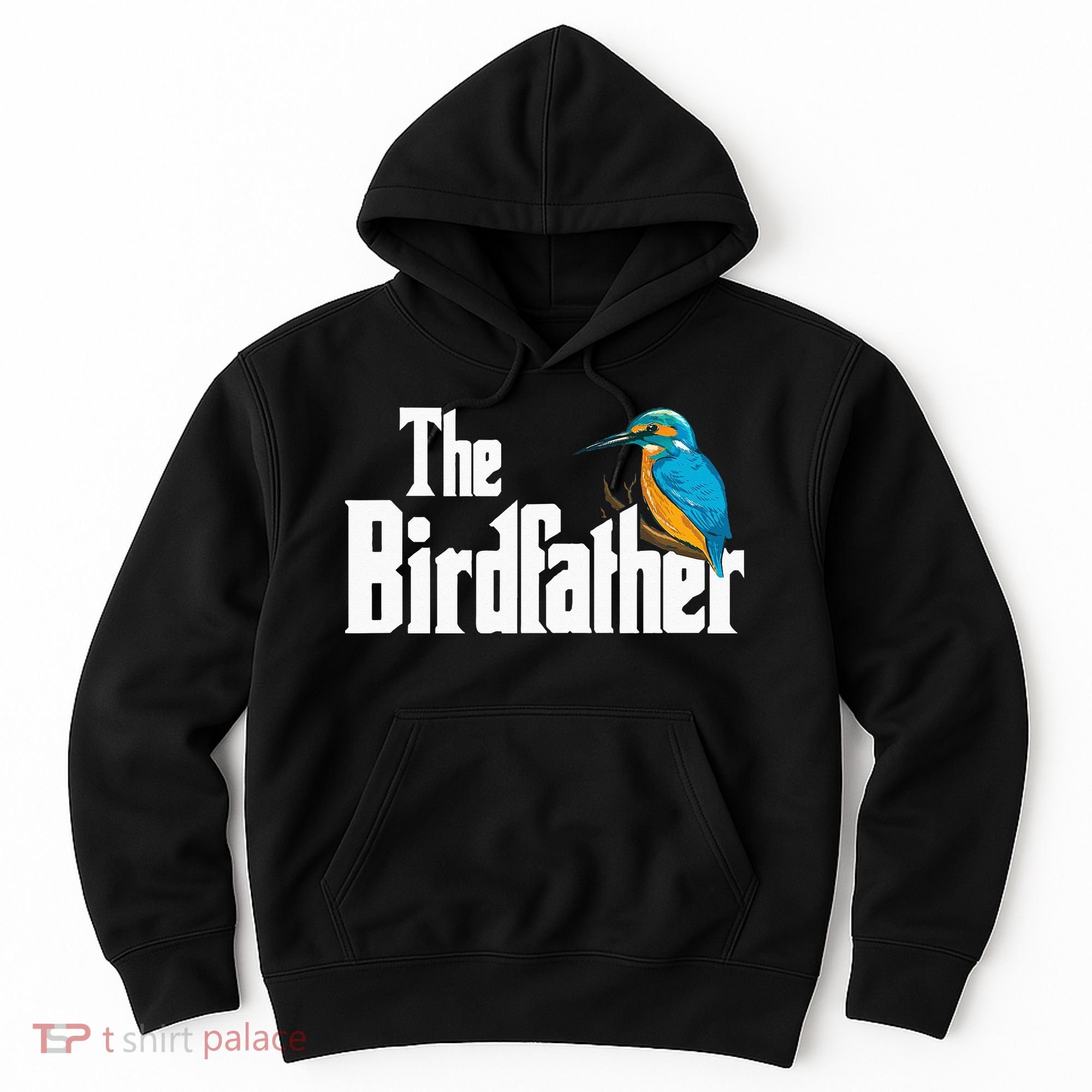 The Birdfather Bird Watching Funny Meme Birder Daddy Hoodie