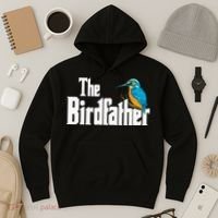 The Birdfather Bird Watching Funny Meme Birder Daddy Hoodie thumb 3