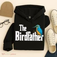 The Birdfather Bird Watching Funny Meme Birder Daddy Hoodie thumb 4