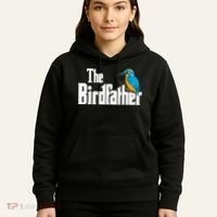 The Birdfather Bird Watching Funny Meme Birder Daddy Hoodie thumb 5