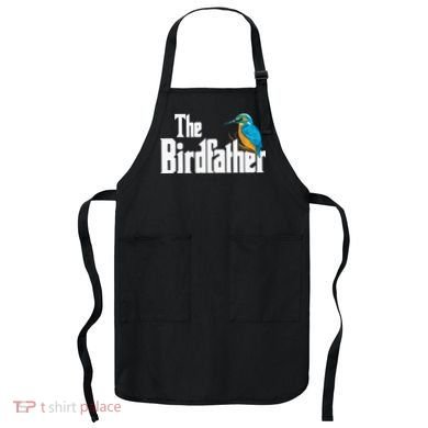 The Birdfather Bird Watching Funny Meme Birder Daddy Apron