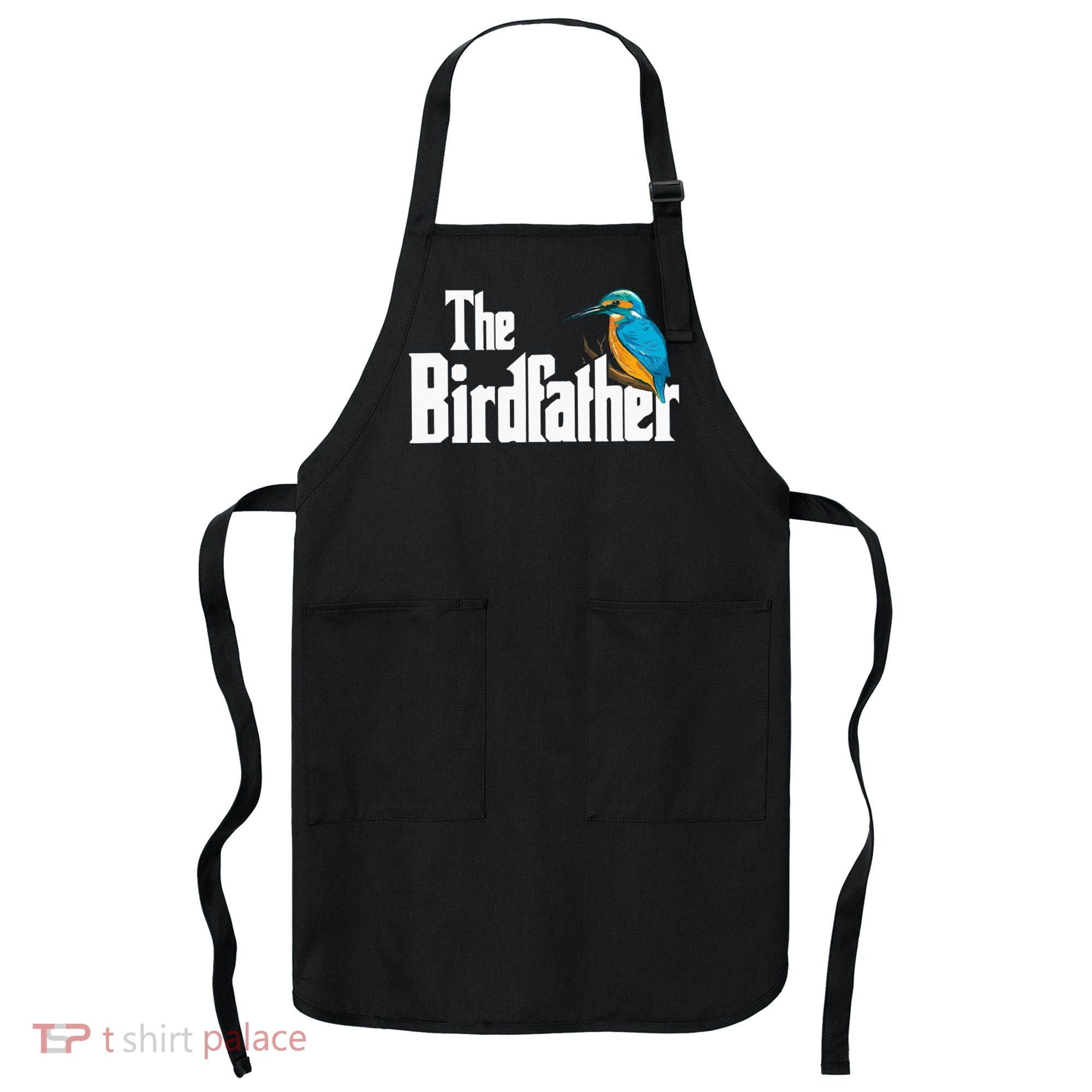 The Birdfather Bird Watching Funny Meme Birder Daddy Apron