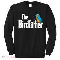 The Birdfather Bird Watching Funny Meme Birder Daddy Sweatshirt thumb 0