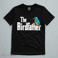The Birdfather Bird Watching Funny Meme Birder Daddy T-Shirt thumb 5