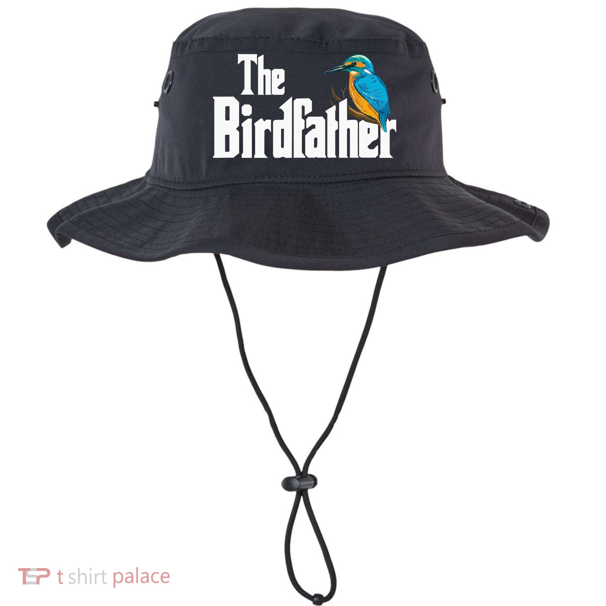The Birdfather Bird Watching Funny Meme Birder Daddy Bucket Hat