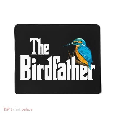 The Birdfather Bird Watching Funny Meme Birder Daddy Mousepad