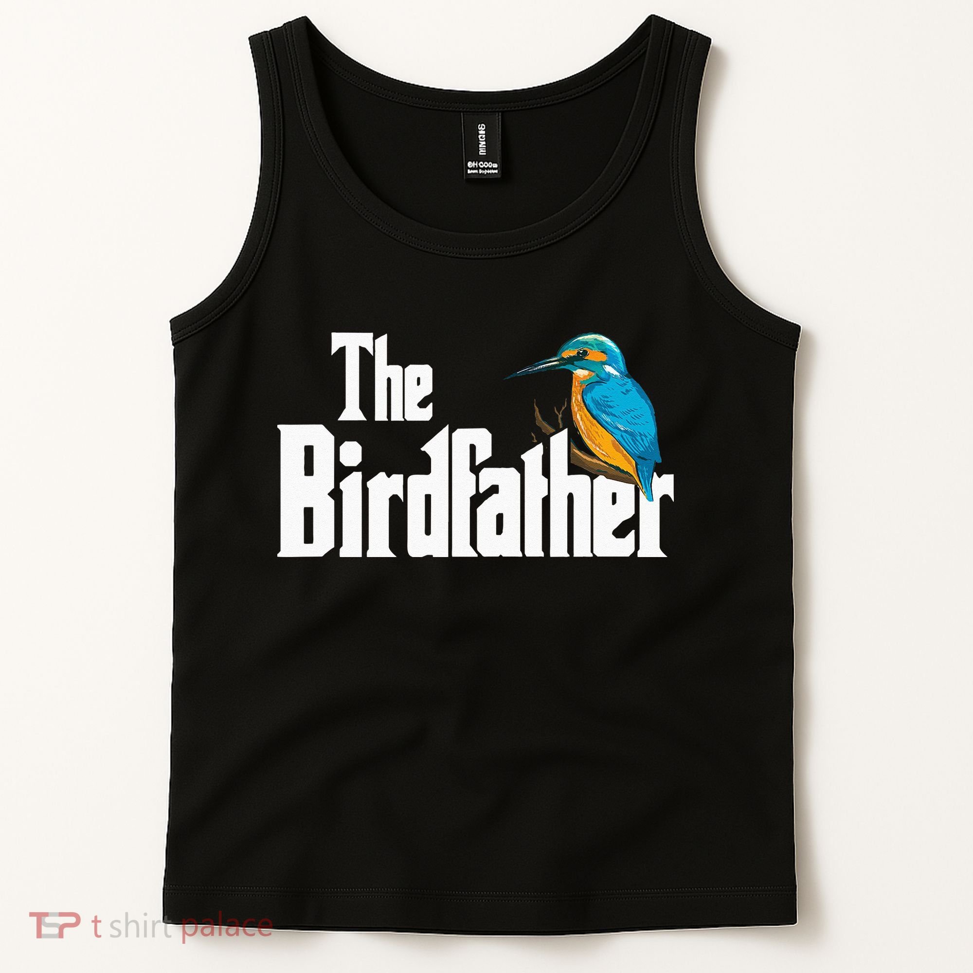 The Birdfather Bird Watching Funny Meme Birder Daddy Tank Top