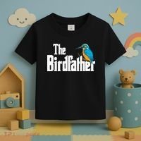 The Birdfather Bird Watching Funny Meme Birder Daddy Toddler T-Shirt thumb 3