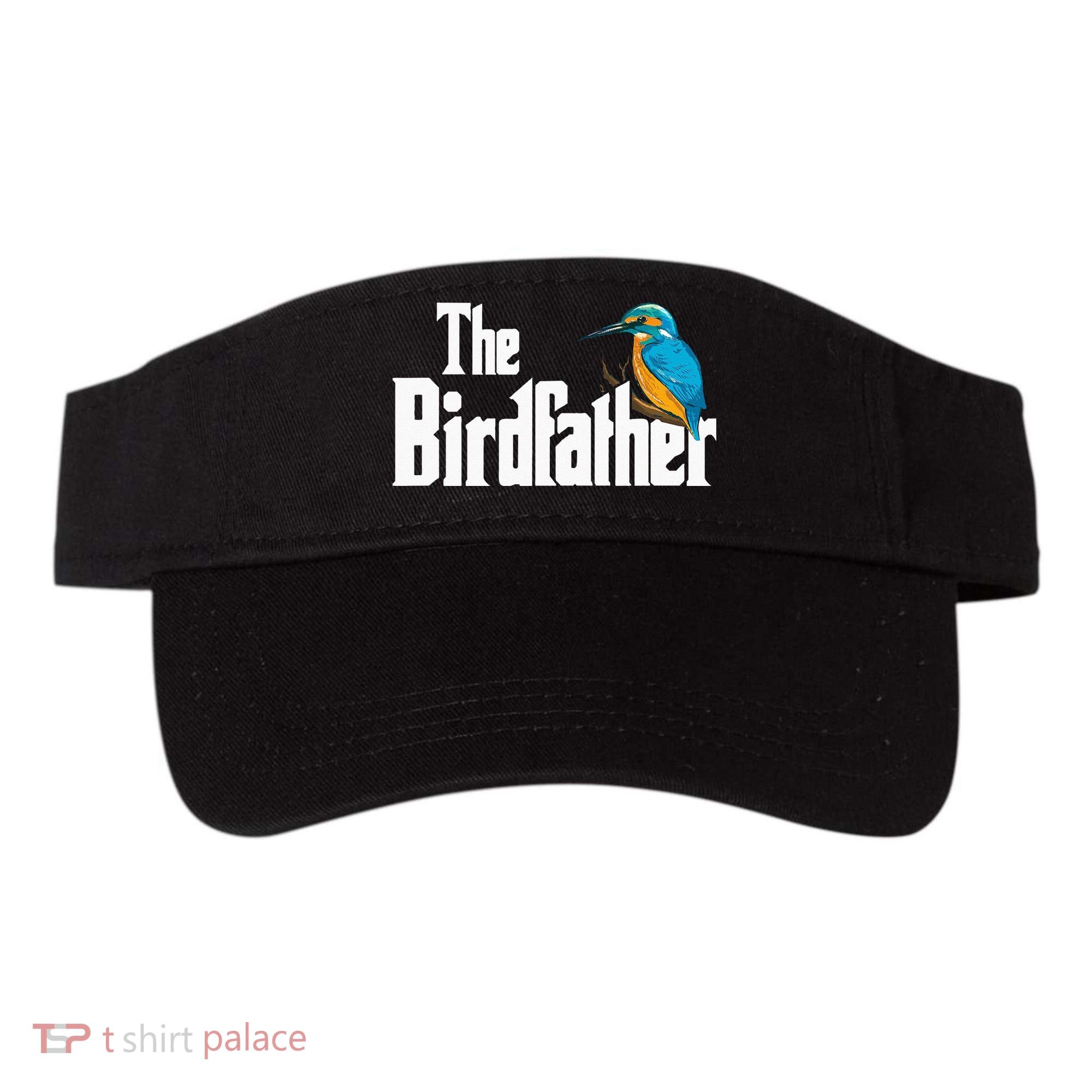 The Birdfather Bird Watching Funny Meme Birder Daddy Visor