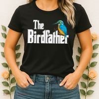 The Birdfather Bird Watching Funny Meme Birder Daddy Women's T-Shirt thumb 2