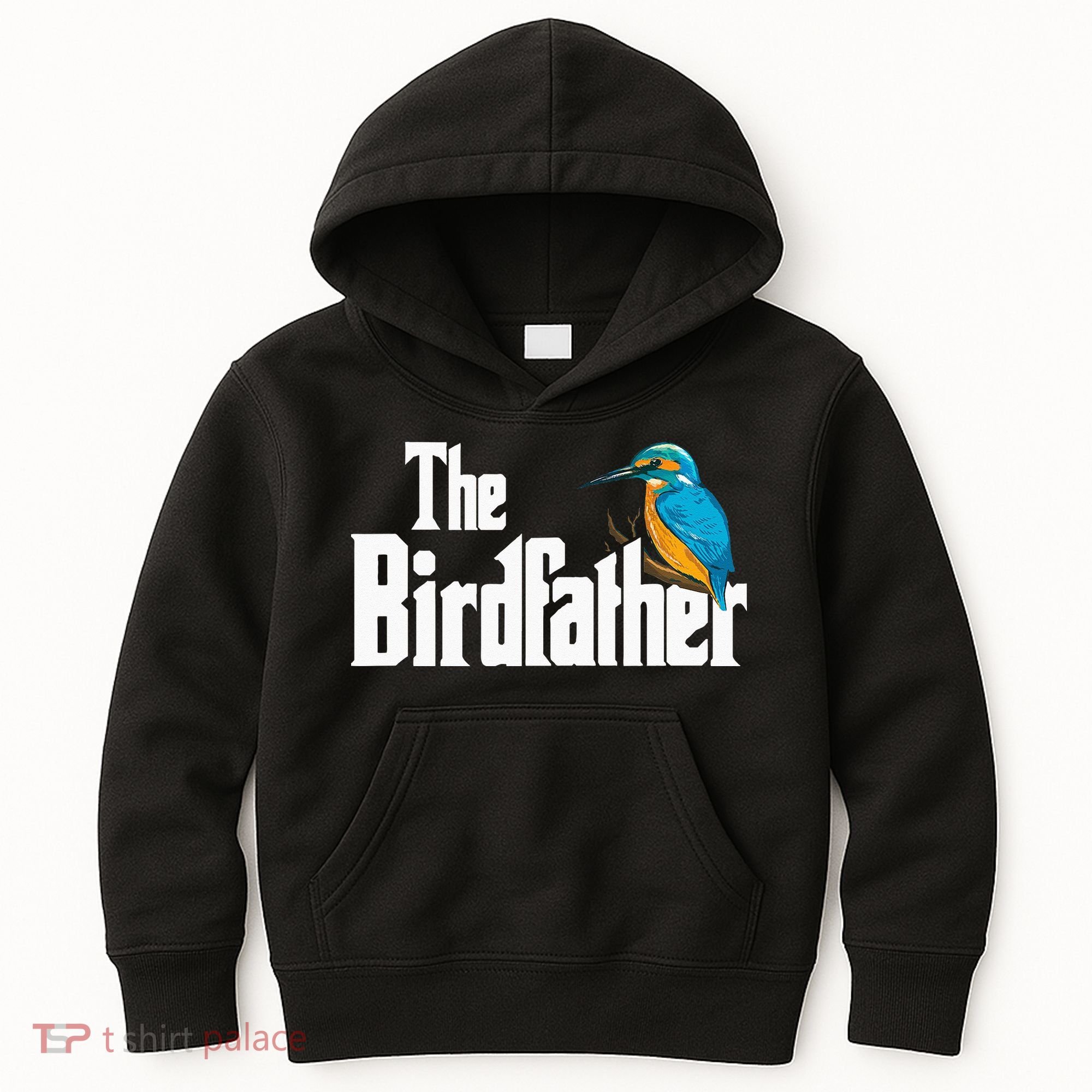 The Birdfather Bird Watching Funny Meme Birder Daddy Kids Hoodie