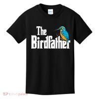 The Birdfather Bird Watching Funny Meme Birder Daddy Kids T-Shirt thumb 0