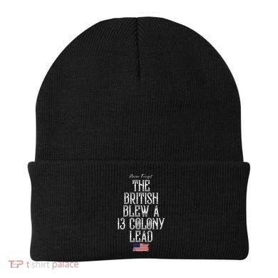 The British Blew A 13 Colony Lead Beanie