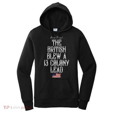 The British Blew A 13 Colony Lead Women's Hoodie