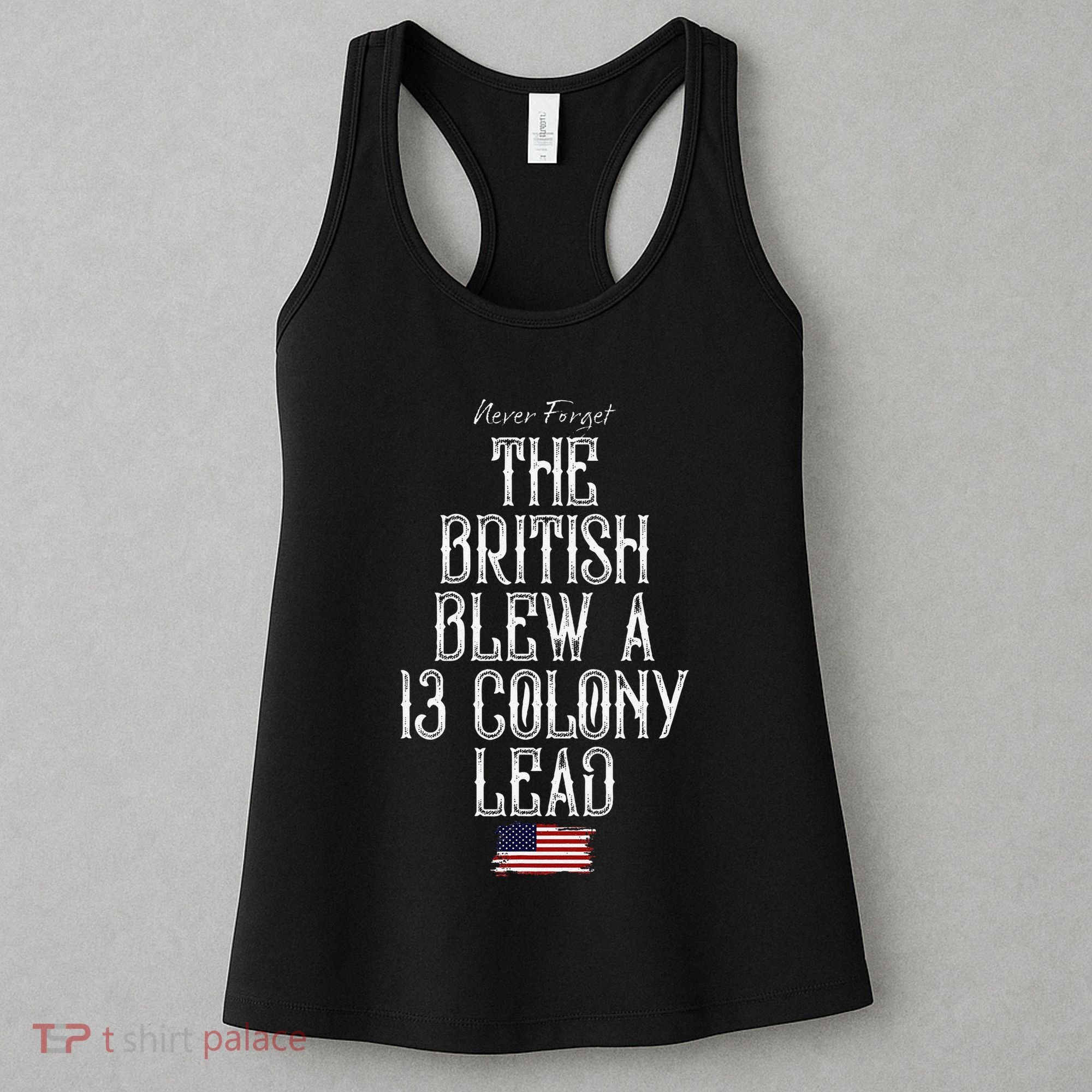 The British Blew A 13 Colony Lead Women's Tank Top