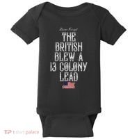 The British Blew A 13 Colony Lead Baby Bodysuit thumb 0