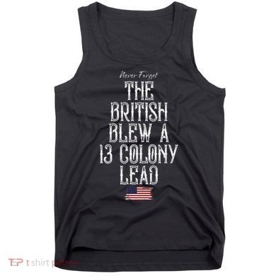 The British Blew A 13 Colony Lead Tank Top