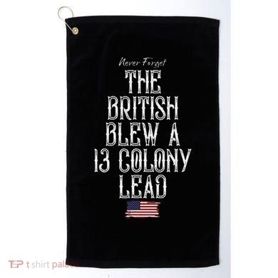 The British Blew A 13 Colony Lead Golf Towel