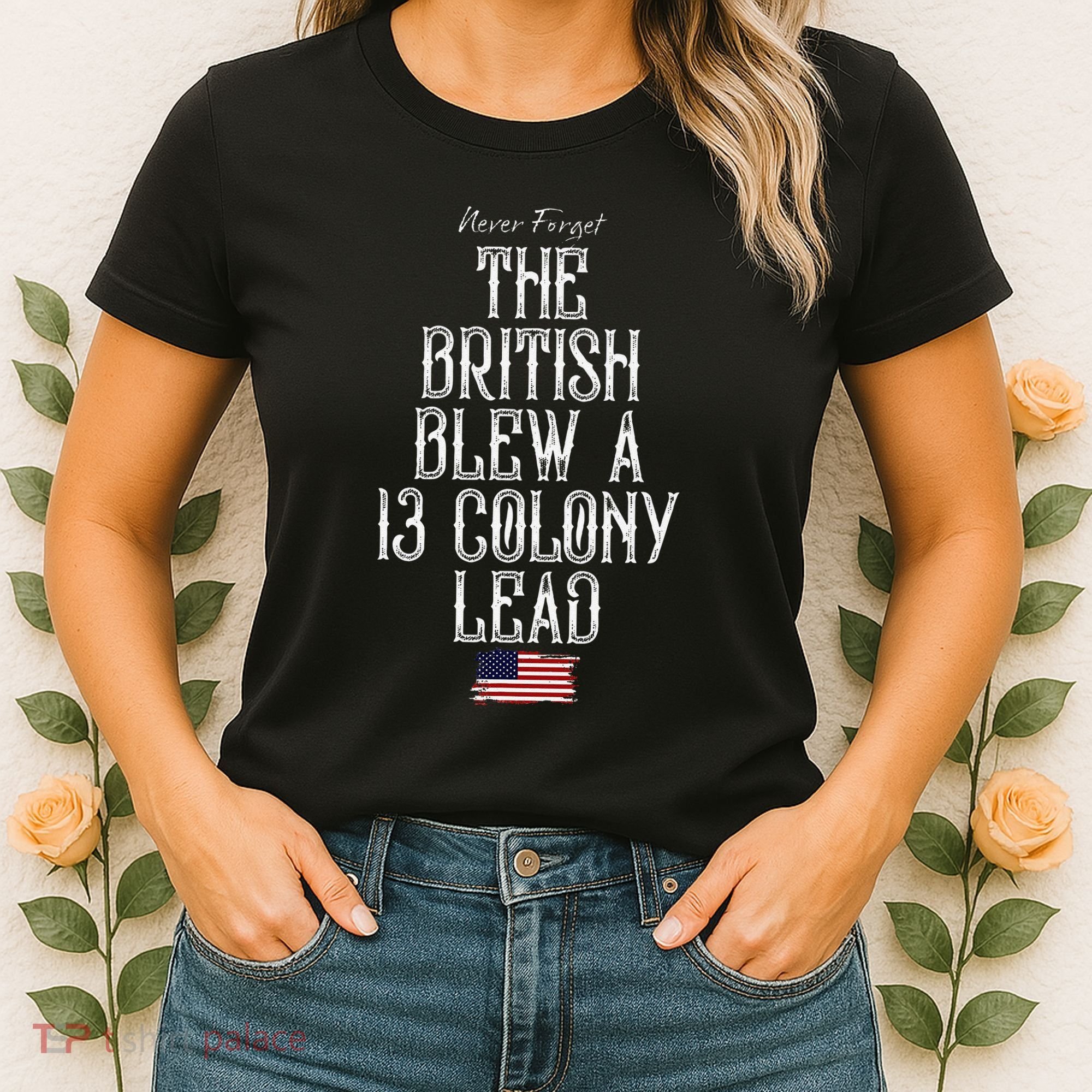 The British Blew A 13 Colony Lead Women's T-Shirt