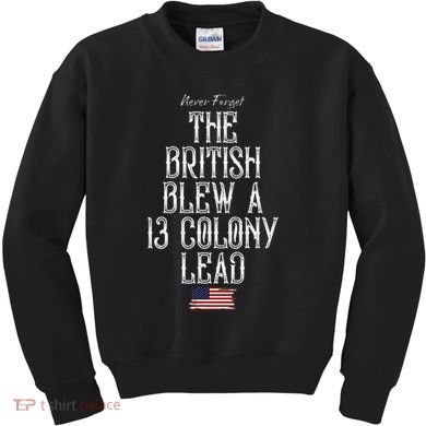 The British Blew A 13 Colony Lead Kids Sweatshirt