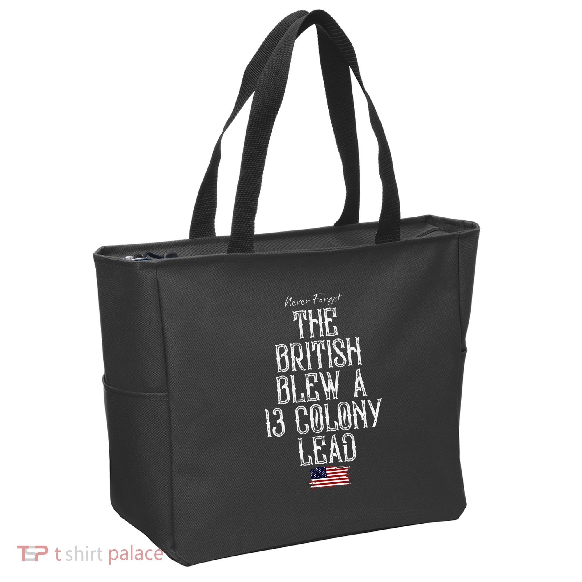 The British Blew A 13 Colony Lead Tote Bag