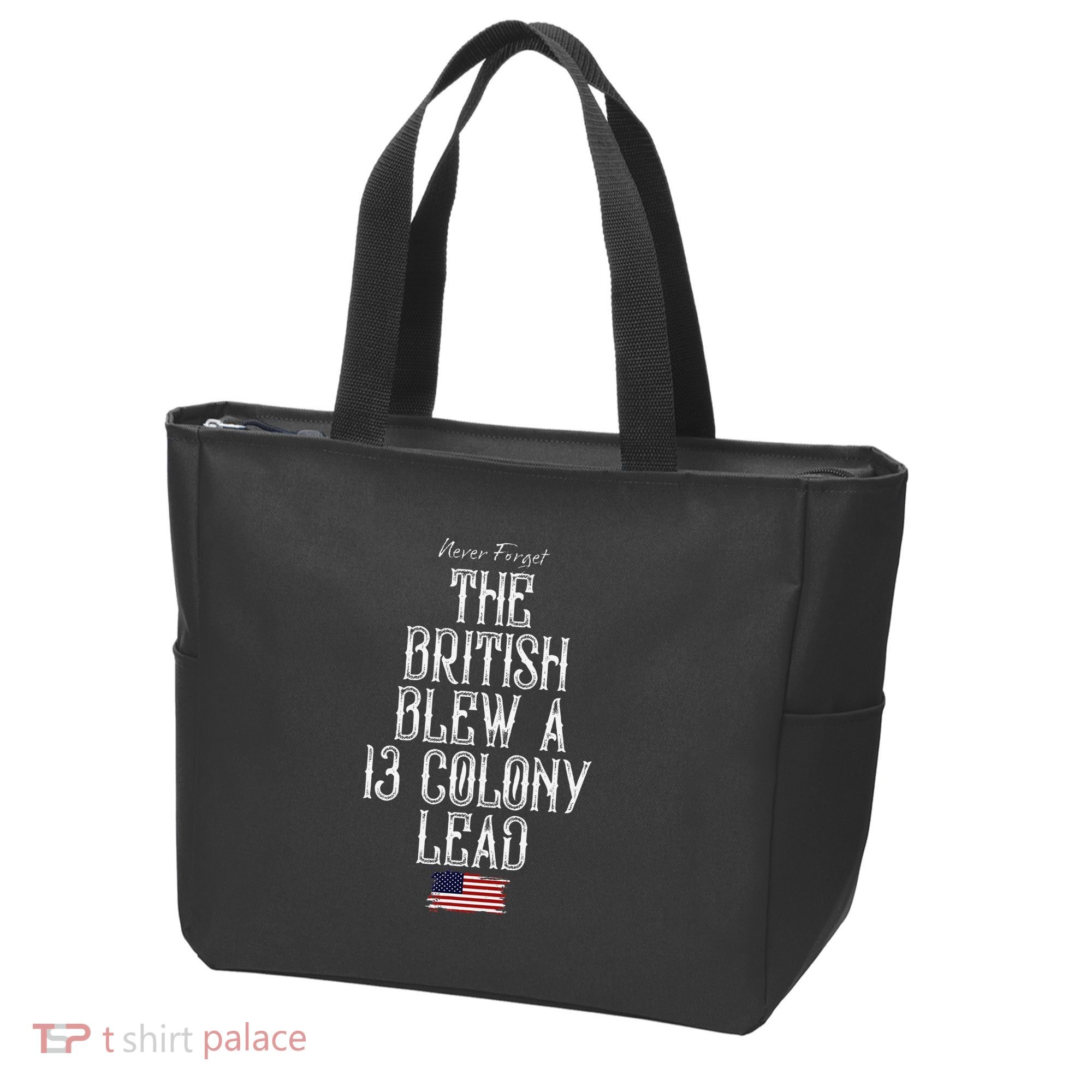 The British Blew A 13 Colony Lead Tote Bag