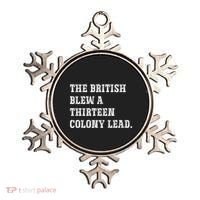 The British Blew A 13 Colony Lead Funny Philadelphia Ornament thumb 0
