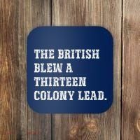 The British Blew A 13 Colony Lead Funny Philadelphia Coaster thumb 0